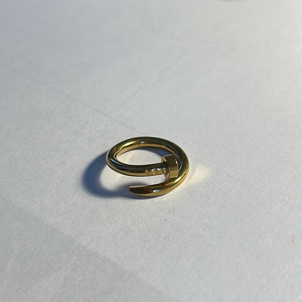 Faux Cartier Nail ring